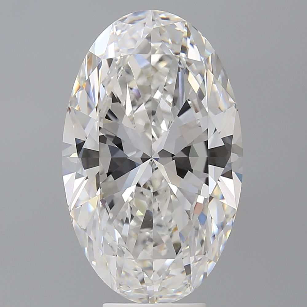 7.03 ct. oval Lab Grown Diamond front image