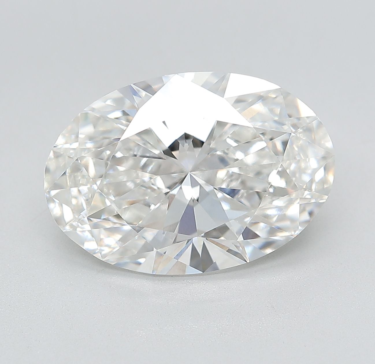 5.70 ct. oval Lab Grown Diamond front image