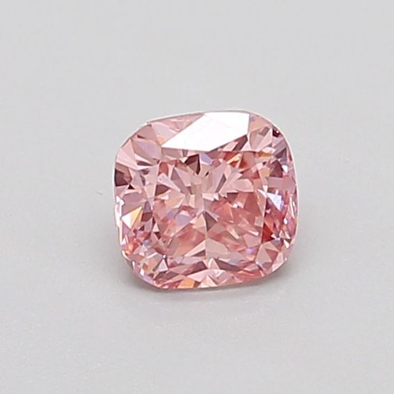 0.41 CT Fancy Vivid Pink CUSHION MODIFIED