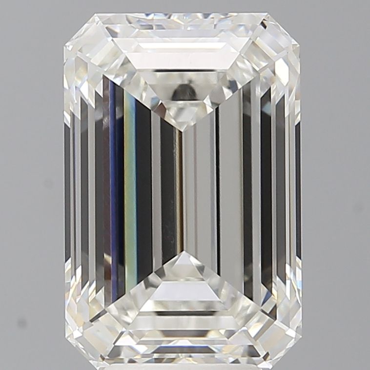 6.10 ct. emerald Lab Grown Diamond front image