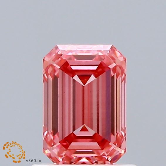 1.02 CT Fancy Vivid Pink EMERALD