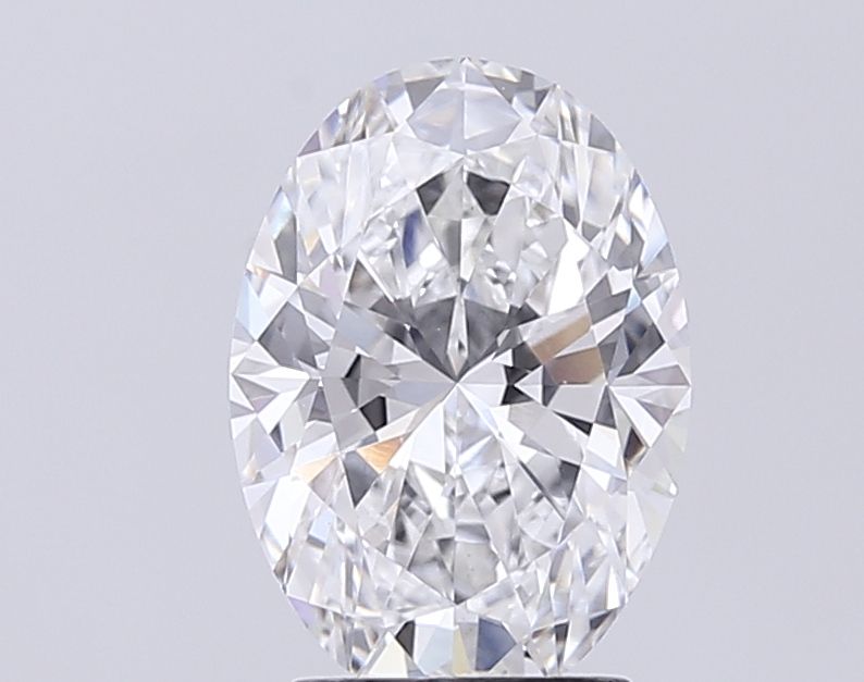 2.77 ct. oval Lab Grown Diamond front image