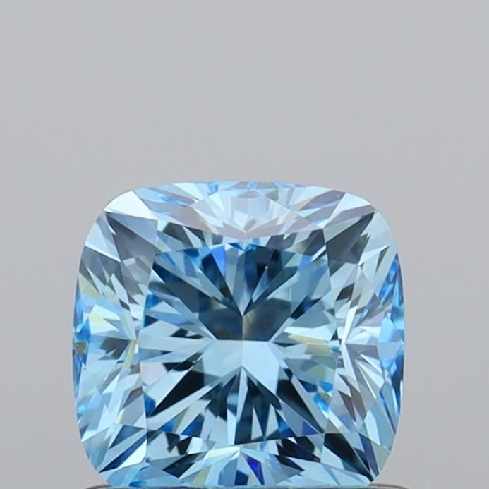 1.01 CT Fancy Vivid Blue CUSHION MODIFIED