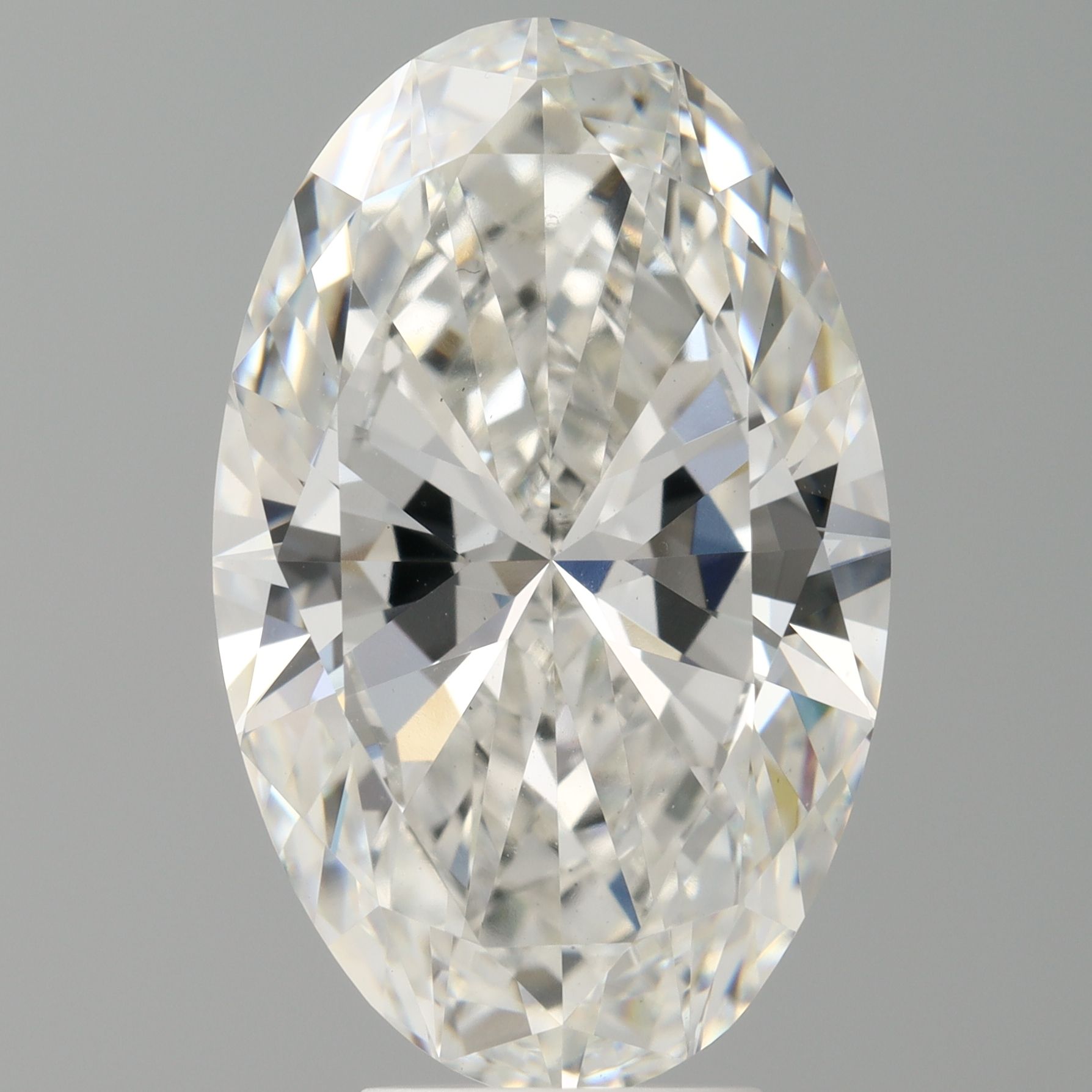 6.02 ct. oval Lab Grown Diamond front image