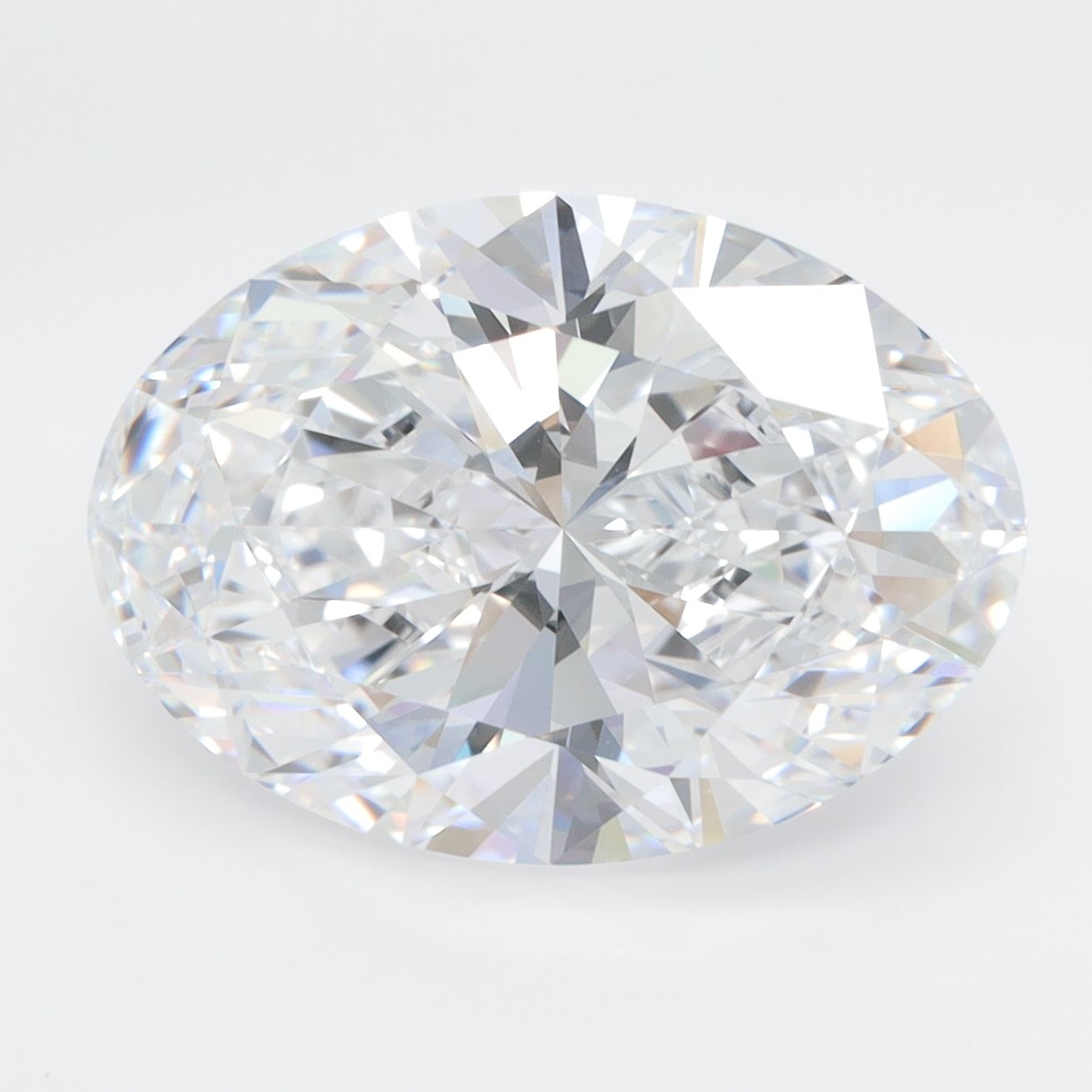 7.20 ct. oval Lab Grown Diamond front image