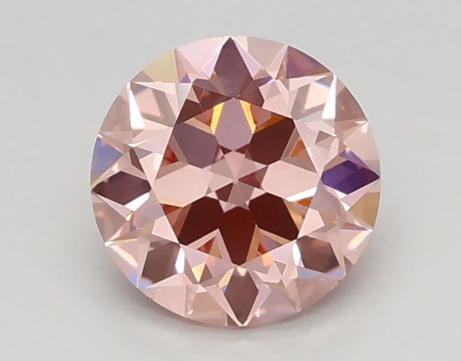 0.86 CT Fancy Vivid Pink OLD EUROPEAN CUT