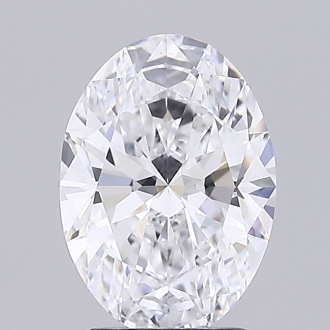 2.08 ct. oval Lab Grown Diamond front image