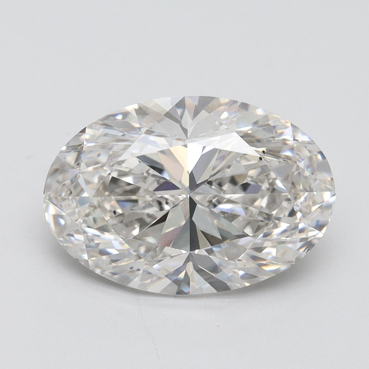 4.02 ct. oval Lab Grown Diamond front image