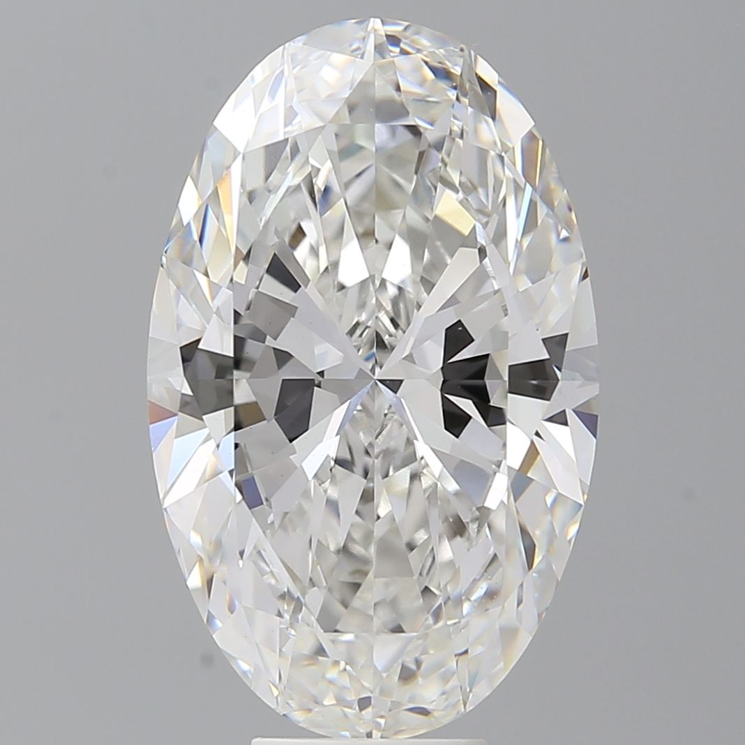 9.10 ct. oval Lab Grown Diamond front image