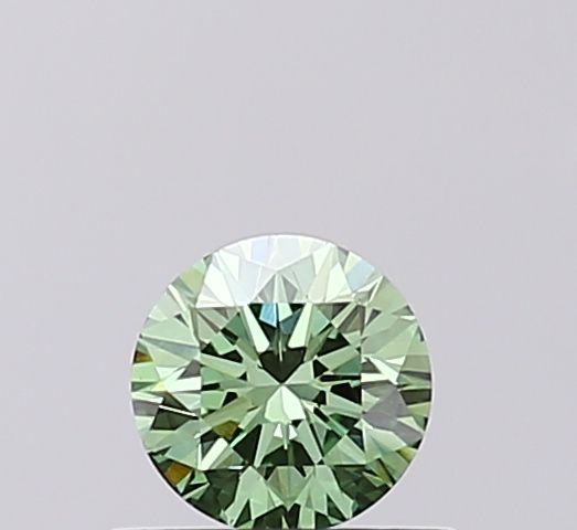 0.41 CT Fancy Vivid Green ROUND