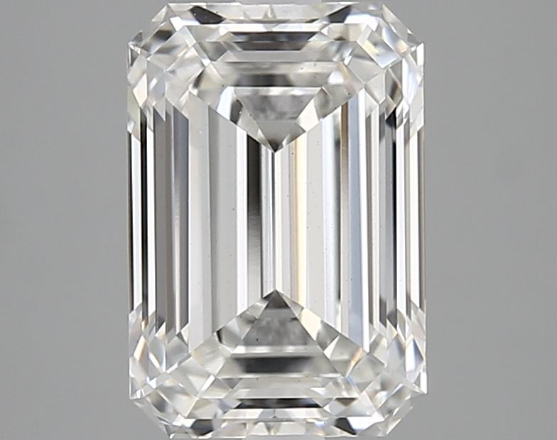 2.73 ct. emerald Lab Grown Diamond front image
