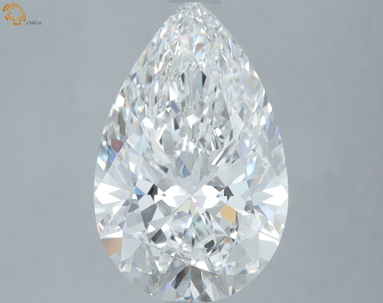 4.09 ct. pear Lab Grown Diamond front image