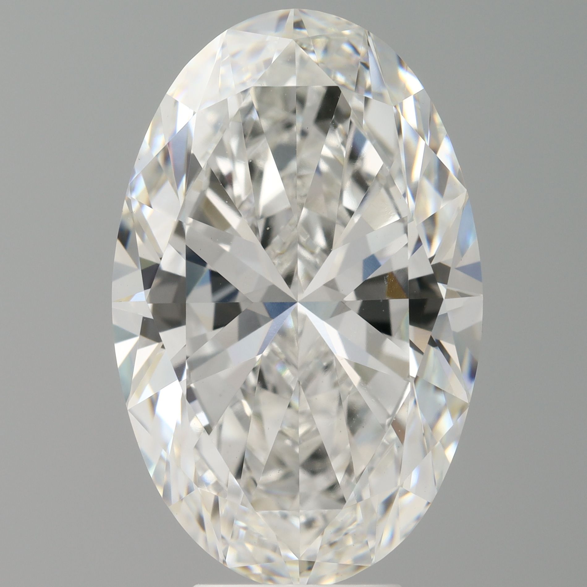7.08 ct. oval Lab Grown Diamond front image