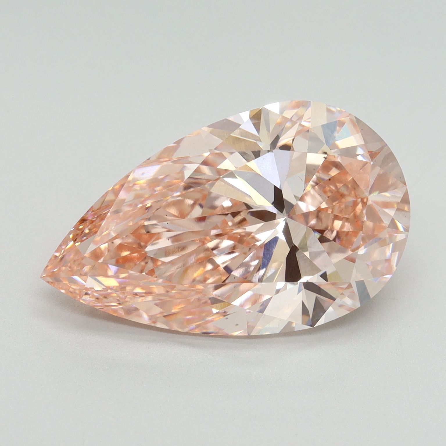 7.01 ct. pear Lab Grown Diamond front image