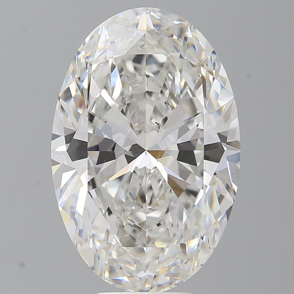9.58 ct. oval Lab Grown Diamond front image