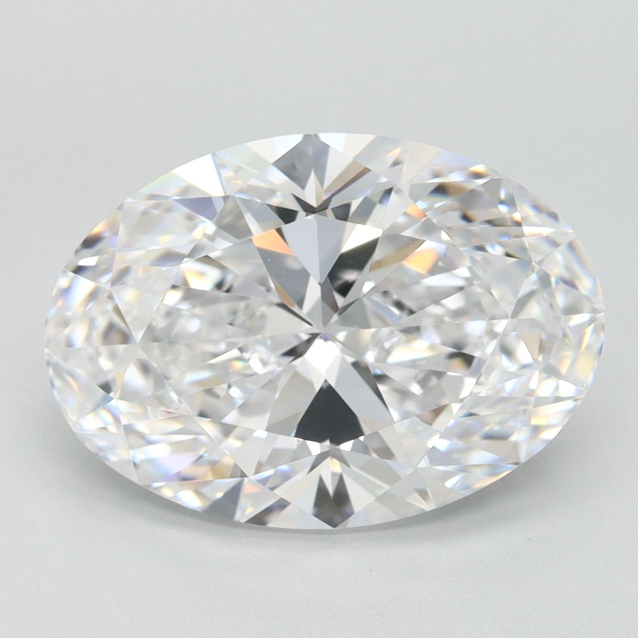 4.14 ct. oval Lab Grown Diamond front image
