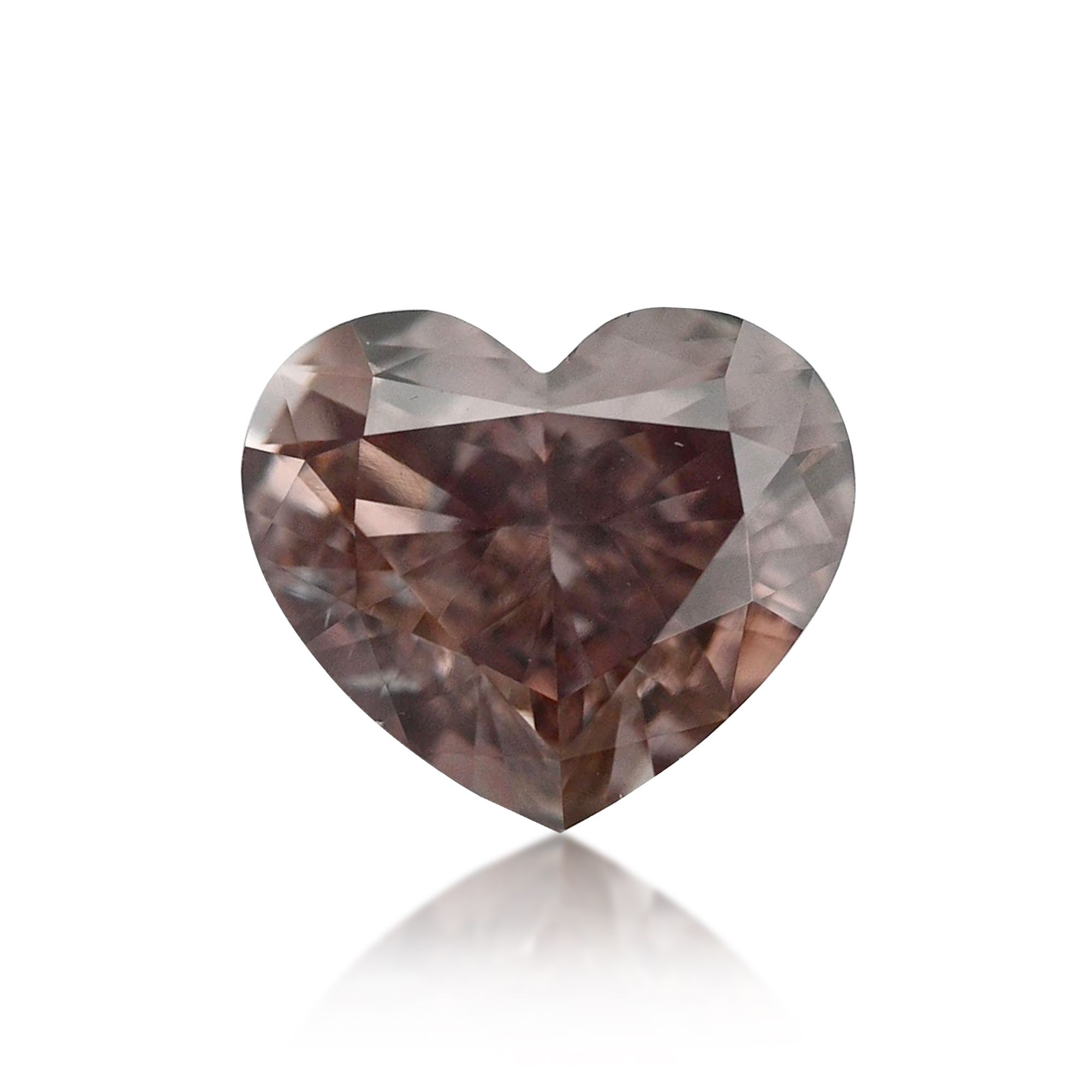 Diament 0.63 ct Fancy Pink Brown/SI2