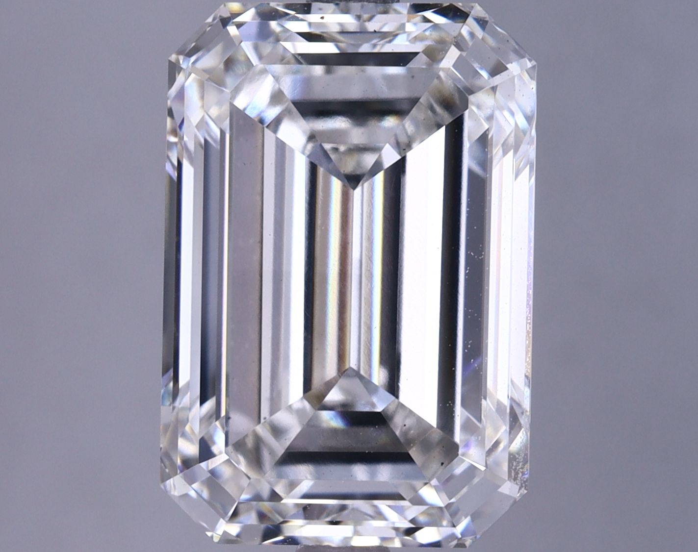 6.37 ct. emerald Lab Grown Diamond front image