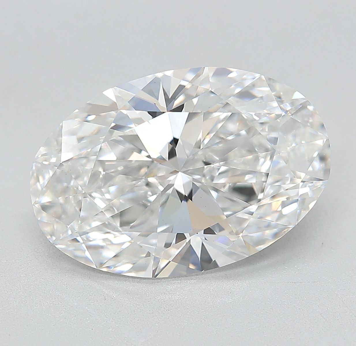 5.02 ct. oval Lab Grown Diamond front image