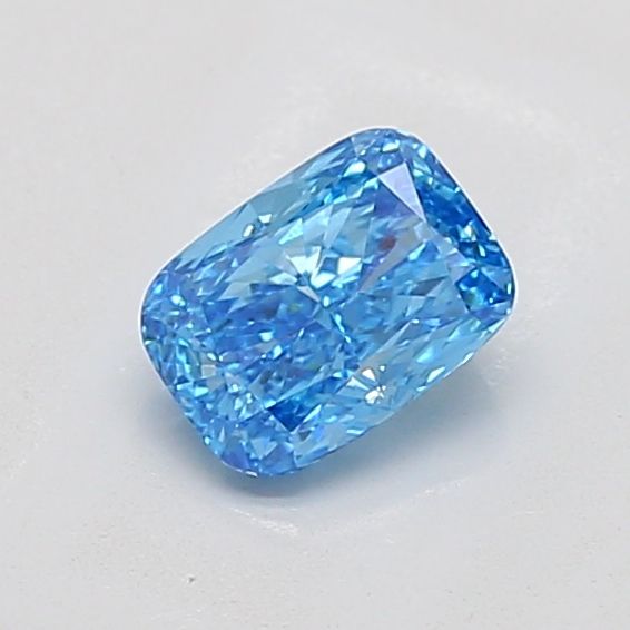 1.01 CT Fancy Vivid Blue CUSHION MODIFIED