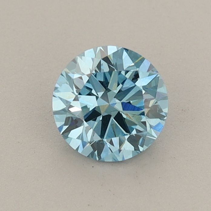 0.59 CT Fancy Vivid Blue ROUND