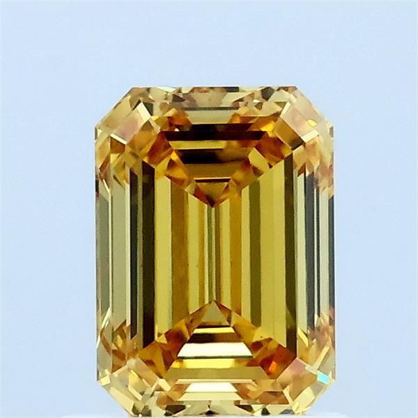 1.03 CT Fancy Intense Yellow EMERALD