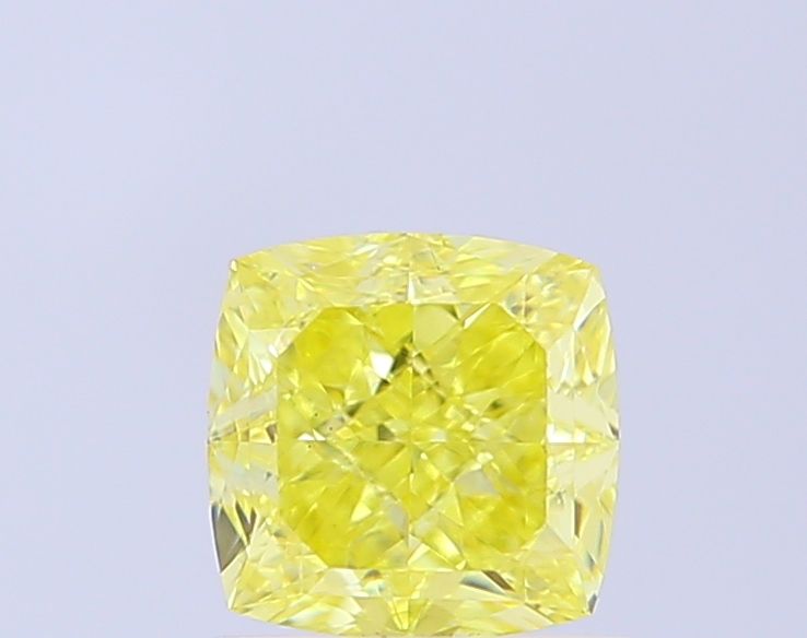 1.0 CT Fancy Intense Yellow CUSHION MODIFIED