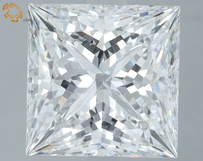 3.09 ct. princess Lab Grown Diamond front image