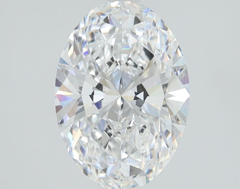 2.87 ct. oval Lab Grown Diamond front image