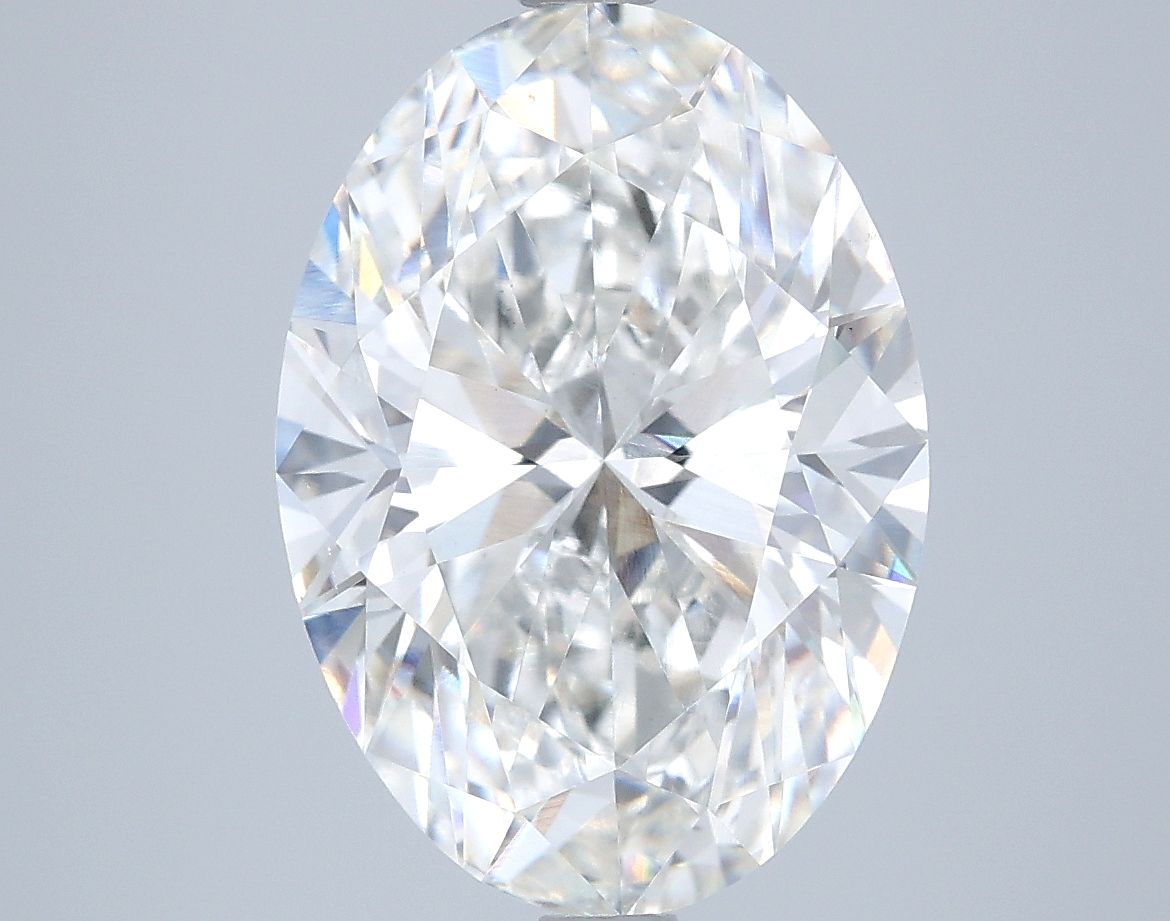 5.50 ct. oval Lab Grown Diamond front image