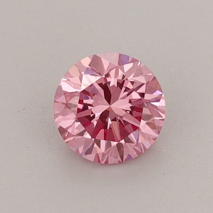 0.52 CT Fancy Vivid Pink ROUND
