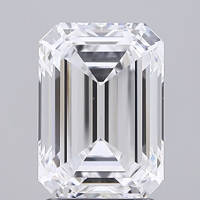 2.56 ct. emerald Lab Grown Diamond front image