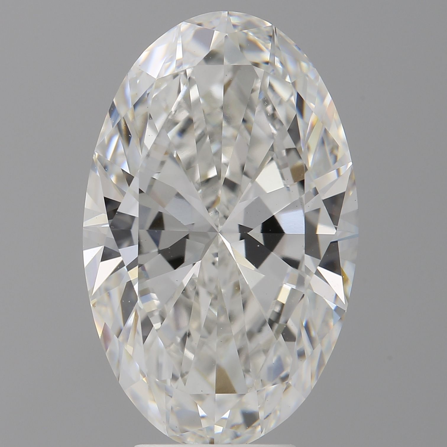 6.02 ct. oval Lab Grown Diamond front image