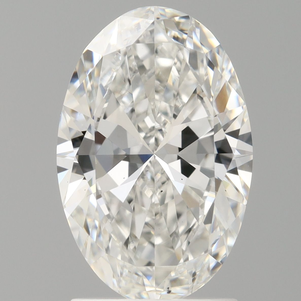 2.01 ct. oval Lab Grown Diamond front image