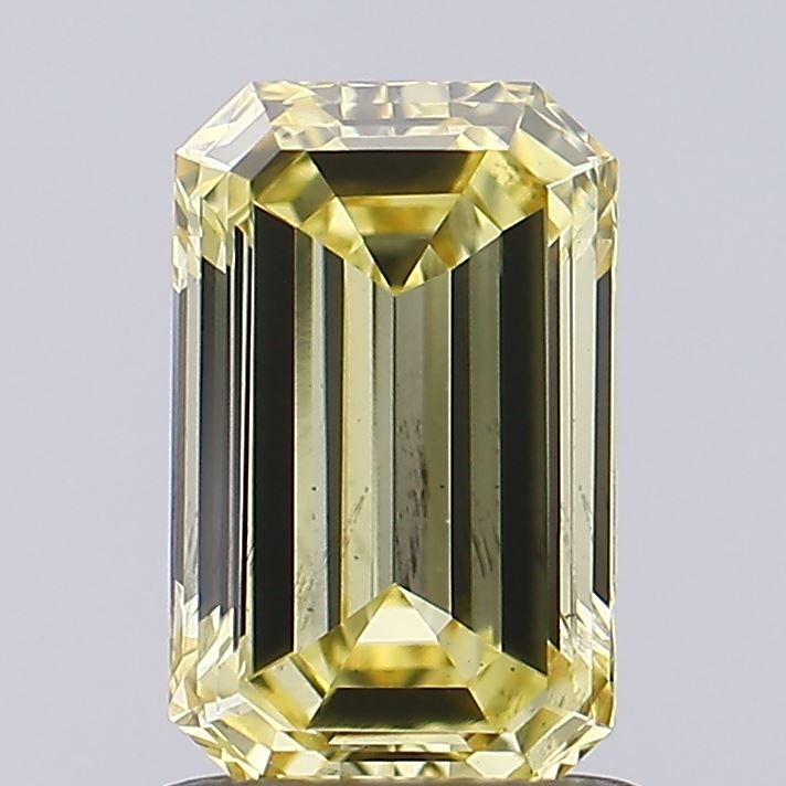 1.1 CT Fancy Yellow EMERALD