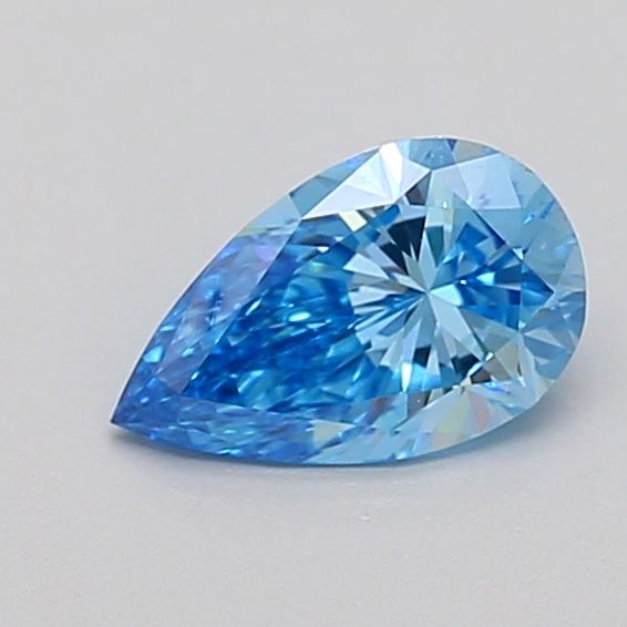 0.6 CT Fancy Vivid Blue PEAR