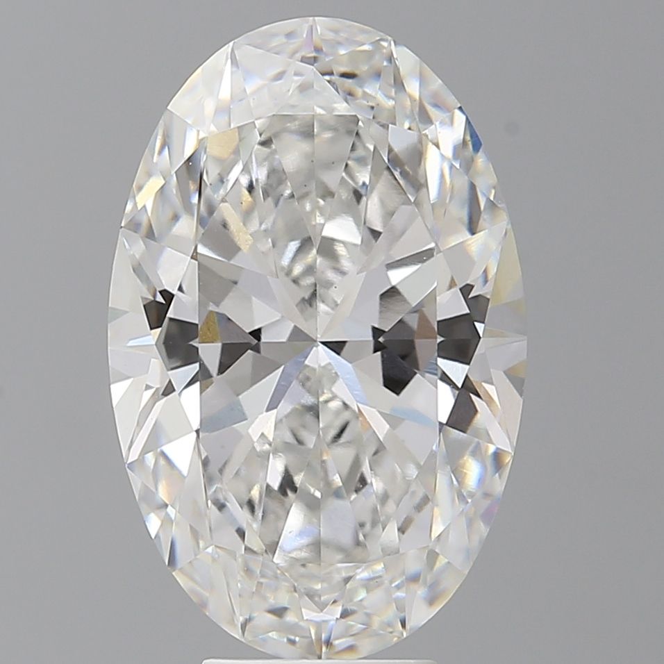 7.08 ct. oval Lab Grown Diamond front image