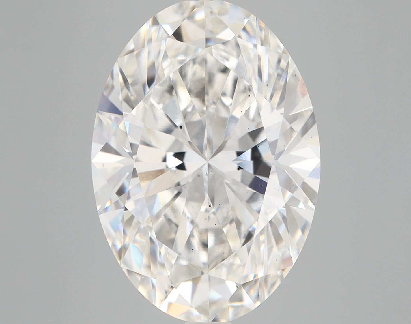 7.11 ct. oval Lab Grown Diamond front image
