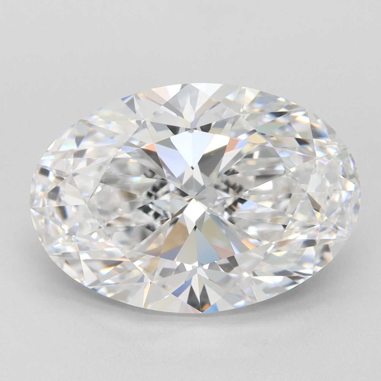 4.38 ct. oval Lab Grown Diamond front image