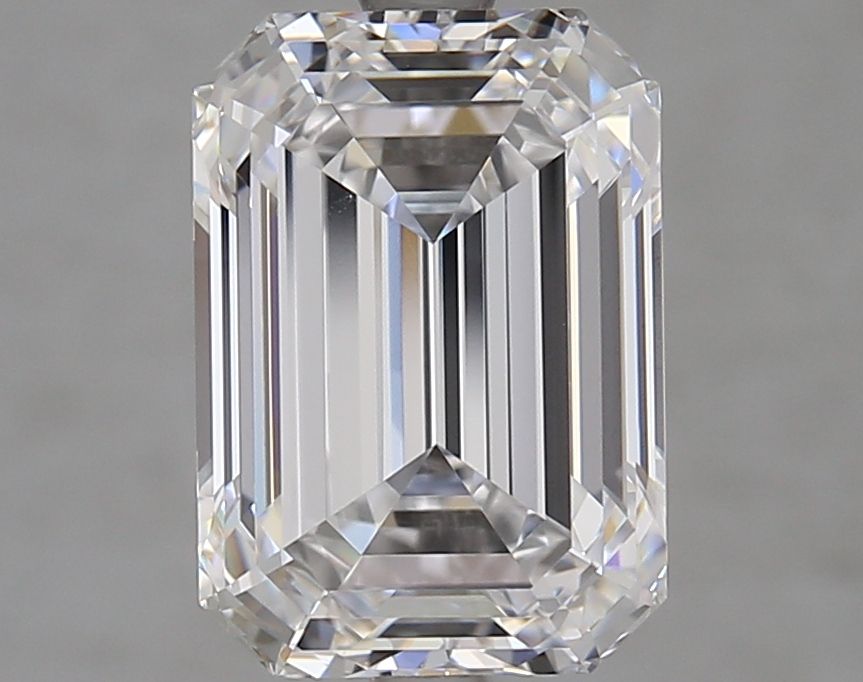 Diamant Émeraude 4.26 ct - Couleur D - Pureté VVS1