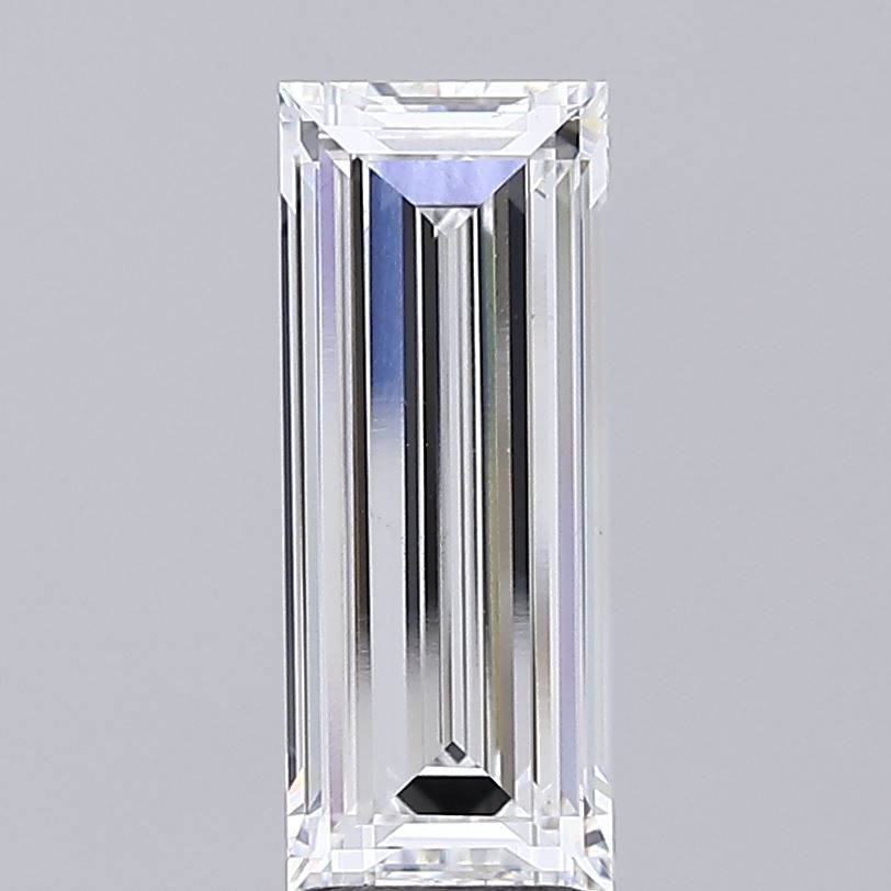 3.12 ct lab-grown Baguette Diamond