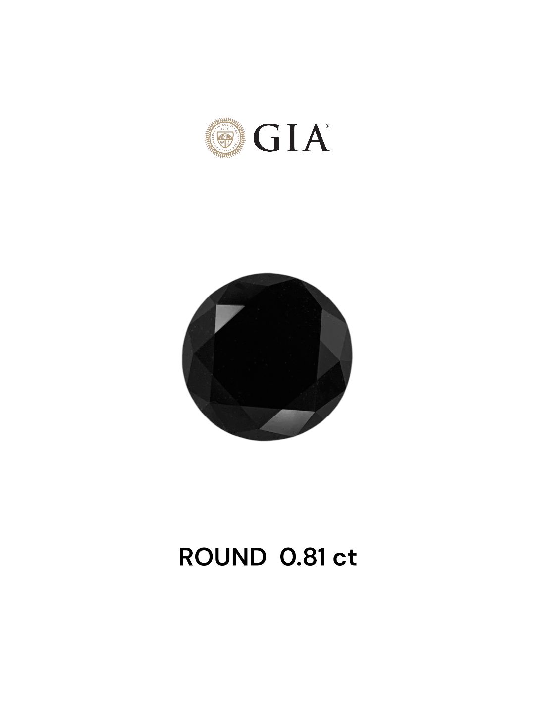 0.81 ct Round diamond