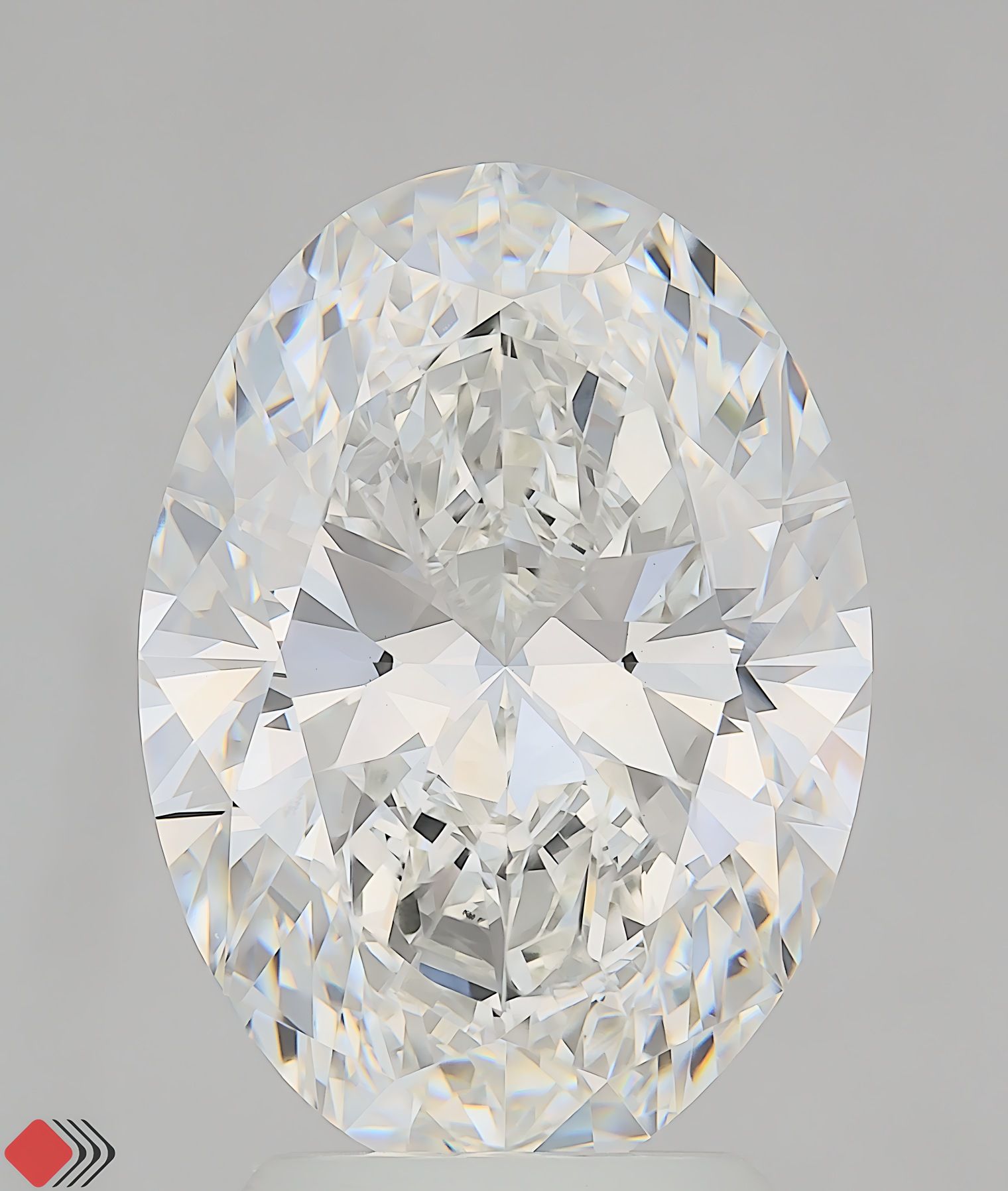3.50 ct. oval Lab Grown Diamond front image