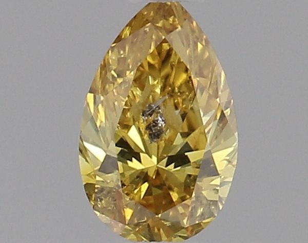 Diament 0.3 ct Fancy Vivid Orangey Yellow/