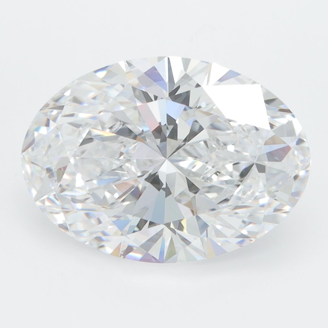 4.10 ct. oval Lab Grown Diamond front image