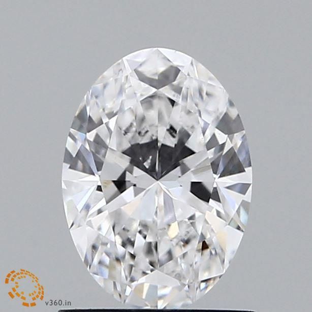 0.96 ct. oval Lab Grown Diamond front image