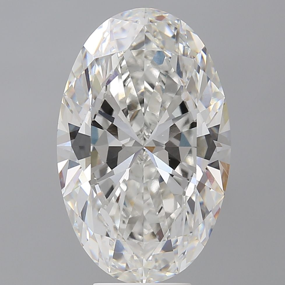 7.02 ct. oval Lab Grown Diamond front image