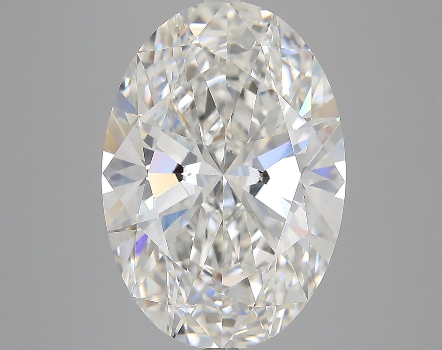 8.06 ct. oval Lab Grown Diamond front image