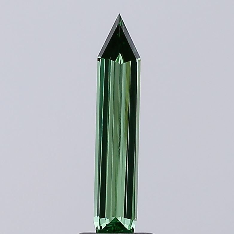 0.85 CT Fancy Vivid Green BULLET