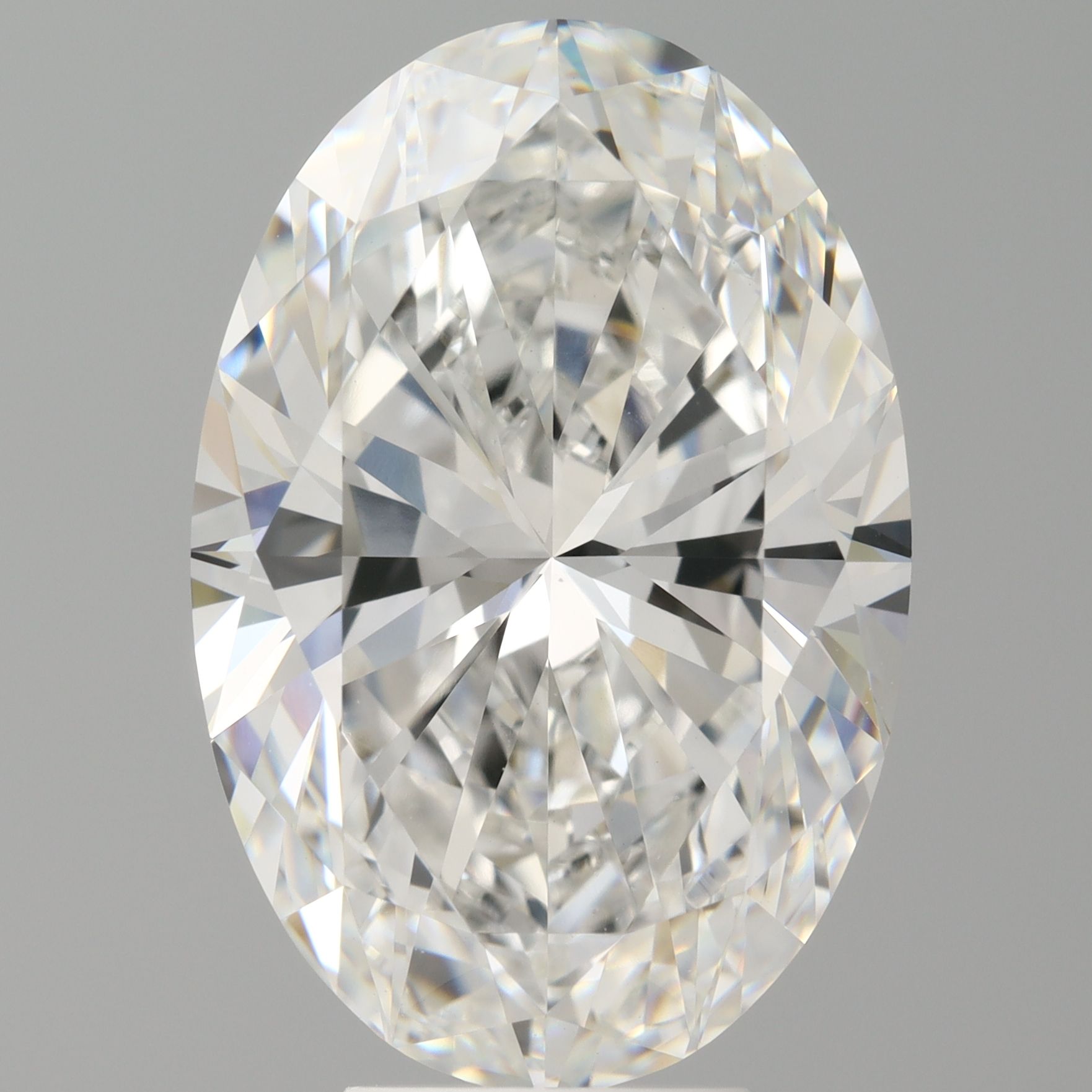 7.04 ct. oval Lab Grown Diamond front image